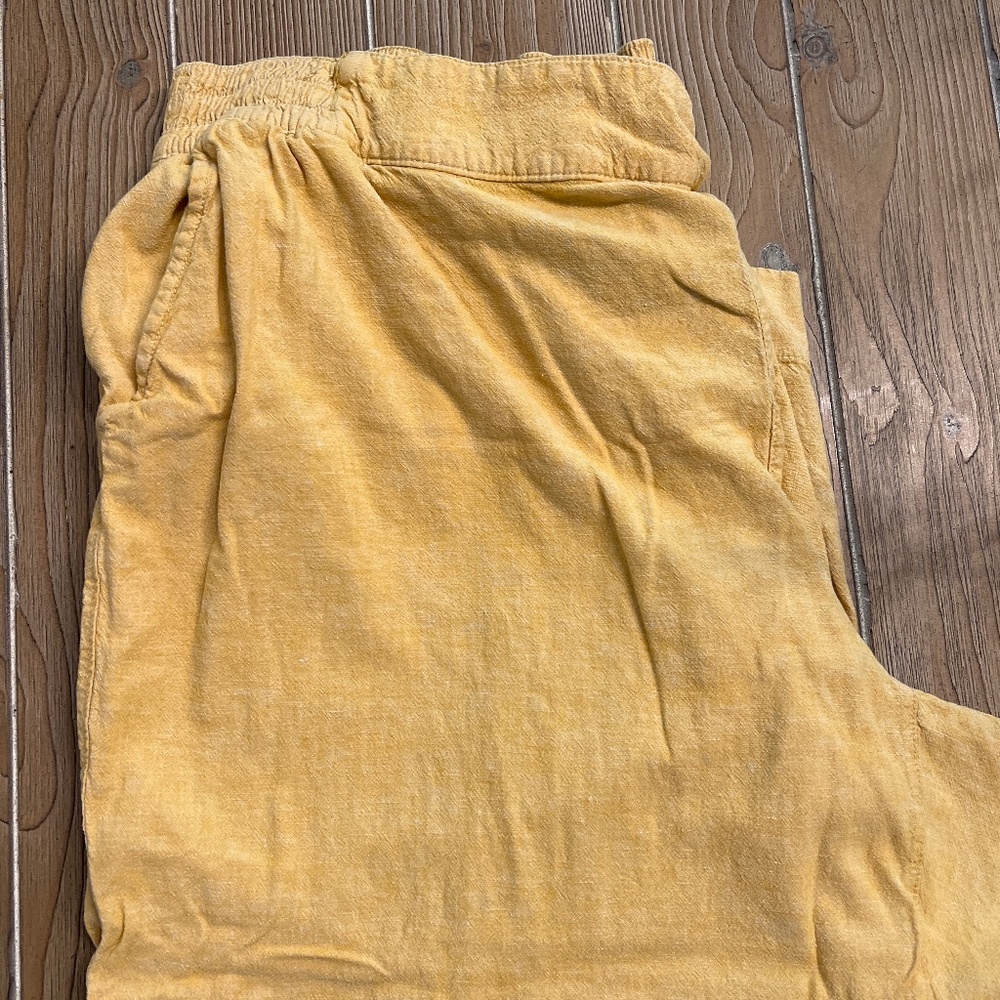 Mustard Capri Pants